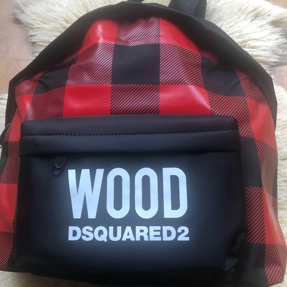 wood dsquared2 rucksack